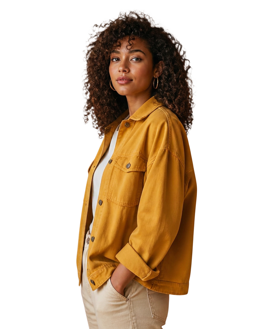 Portrait with the background removed, shown on a transparency checkerboard